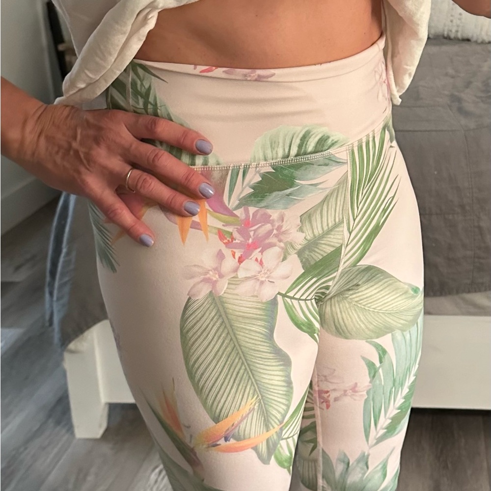 Spiritual Gangster Tropical Palm Print Leggings - Picture 9 of 9